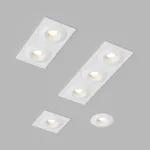 Встраиваемый светодиодный светильник LeDron LH07S-R LH07S-R SQ White 10W 4000K DIM TRIAC
