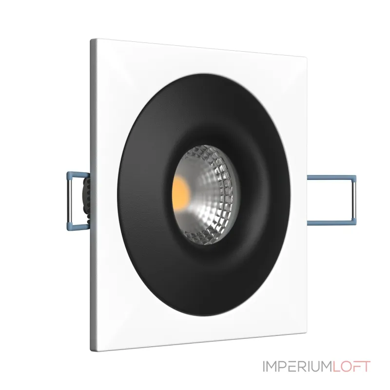 Встраиваемый светильник под сменную лампу LeDron AO1501002 AO1501002 SQ White-Black