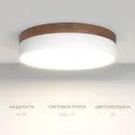 Потолочный светодиодный светильник LeDron DLC73029 DLC73029/40W Wooden 4000K