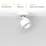 Потолочный поворотный светодиодный светильник LeDron SAGITONY SAGITONY R1 S75 Dim Black от ImperiumLoft