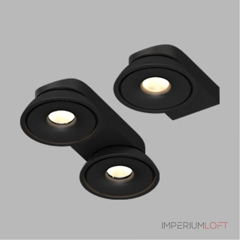 Потолочный поворотный светодиодный светильник LeDron ORBIT SLIM ORBIT SLIM Black от ImperiumLoft Потолочный поворотный светодиодный светильник LeDron ORBIT SLIM ORBIT SLIM Black от ImperiumLoft