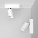 Настенно-потолочный поворотный светодиодный светильник LeDron SAGITONY SAGITONY E S60 White от ImperiumLoft