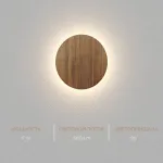 Настенный светодиодный светильник LeDron 8663 8663S Wooden White