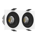 Встраиваемый светодиодный светильник LeDron LOFT LOFT SQ2 White-Black от ImperiumLoft