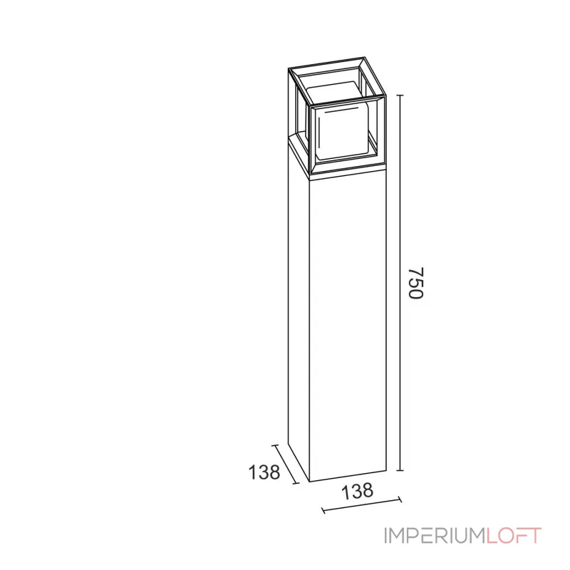 Уличный светодиодный светильник LeDron ETERNAL ETERNAL 750 от ImperiumLoft