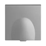 Розетка одинарная с заземлением с крышкой с защитными шторками LeDron EU Socket with Waterproof Cover Light Grey