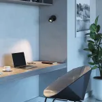 Потолочный поворотный светодиодный светильник LeDron SAGITONY SAGITONY R1 S75 Dim Black от ImperiumLoft