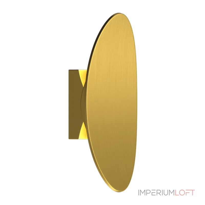 Настенный светодиодный светильник LeDron OVAL ZD8174B-12W Brushed gold
