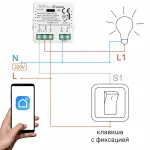 Модуль одноканальный LeDron QS-ZigbeeSEC01 от ImperiumLoft
