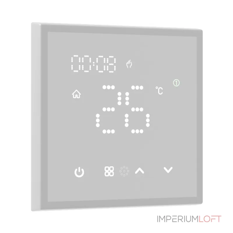 Беспроводной сенсорный термостат LeDron WIFI Touch Electric heating Thermostat White