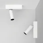 Настенно-потолочный поворотный светодиодный светильник LeDron SAGITONY SAGITONY E S40 W-Bl