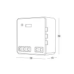 Модуль одноканальный LeDron QS-ZigbeeSEC01 от ImperiumLoft