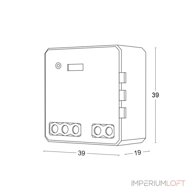 Модуль одноканальный LeDron QS-ZigbeeSEC01 от ImperiumLoft