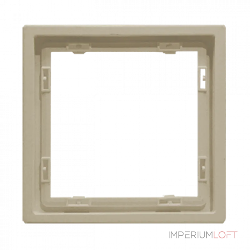 Рамка на 1 пост для розеток и выключателей LeDron 1 Frame PC Cashmere