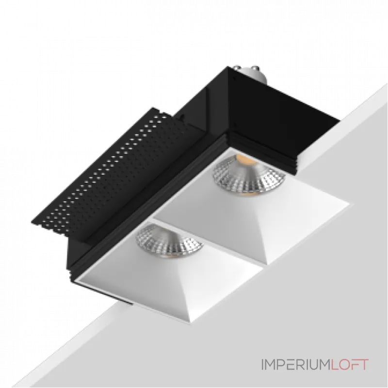 Встраиваемый светильник под сменную лампу LeDron RISE SQ H KIT2 RISE SQ H KIT2 White