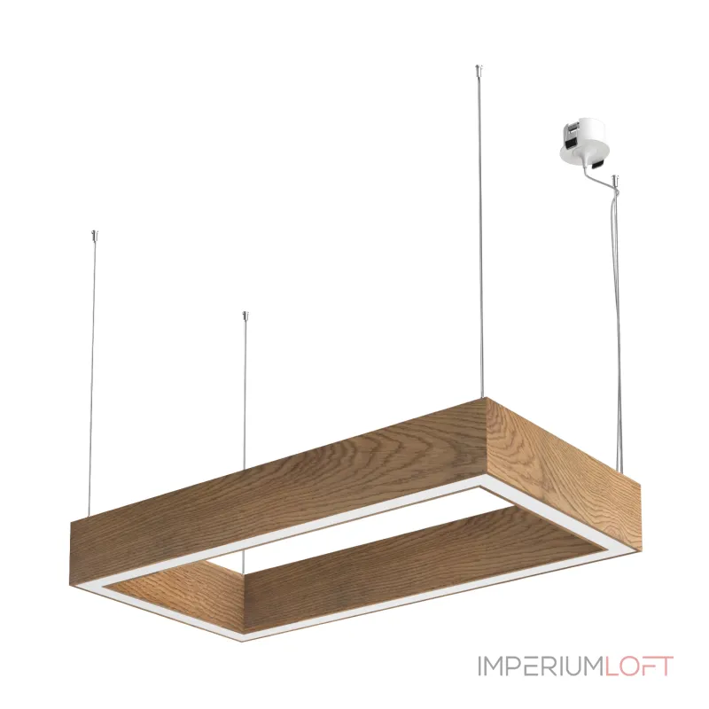 Подвесной светильник LeDron KVADRO Basic Wooden KVADRO Bas 340х700 3K Wh