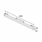Светодиодный светильник для магнитной системы LeDron Nero GDD20/FG60 White 3000K
