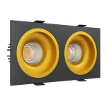 Встраиваемый светодиодный светильник LeDron LEVEL LEVEL SQ2 Black-Gold