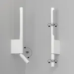 Настенный светодиодный светильник LeDron SPIN Y9133 White от ImperiumLoft