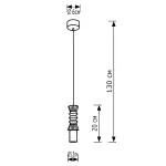 Подвесной светильник LightHall Stone LH012174