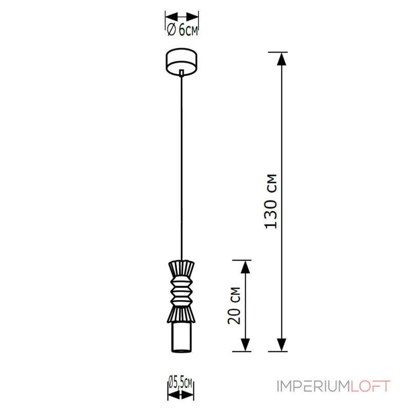Подвесной светильник LightHall Stone LH012174