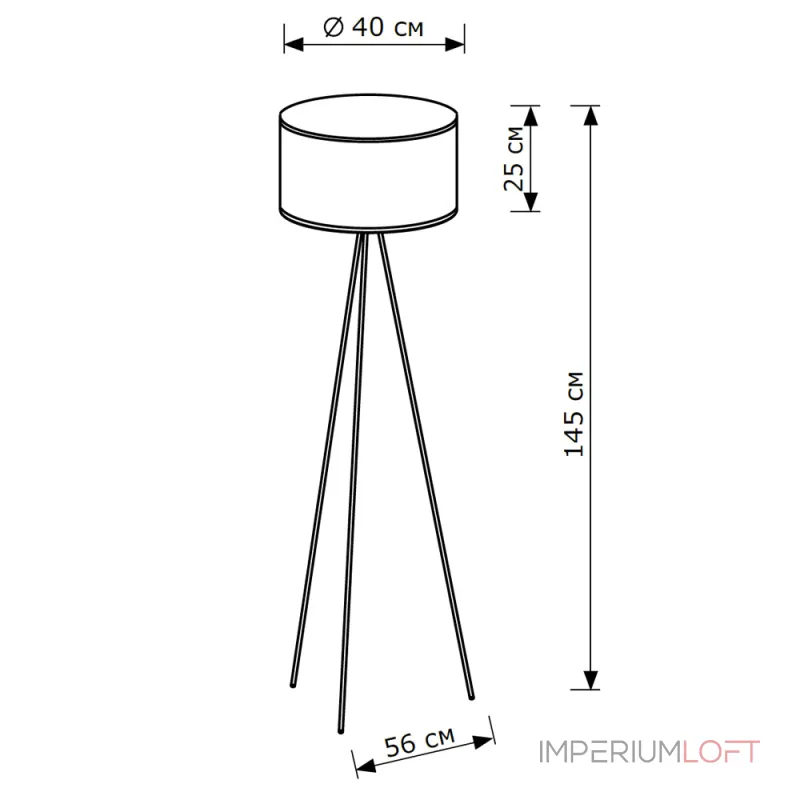 Торшер LightHall Dapper LH012052
