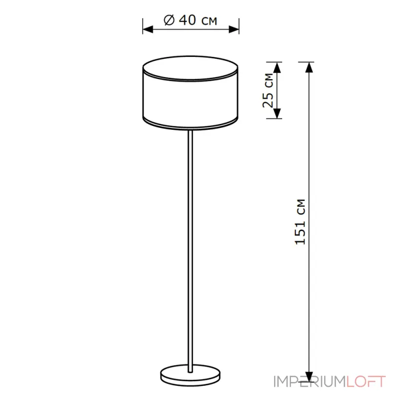 Торшер LightHall Blaze LH012124