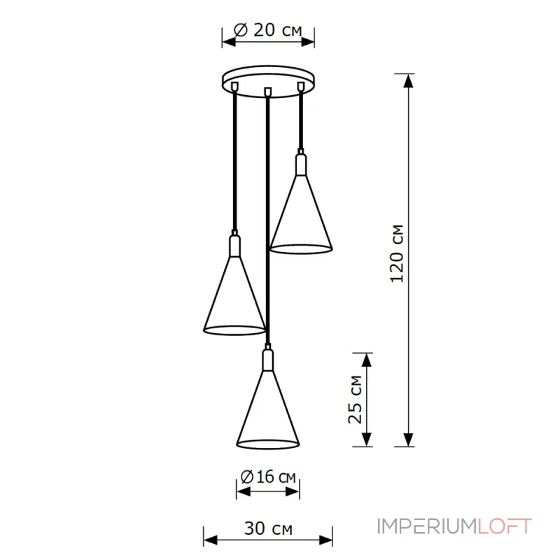 Подвесной светильник LightHall Glaro LH012083
