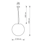 Уличный подвесной светильник LightHall Breeze 40 LH042008