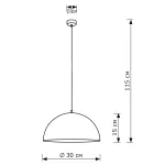 Подвесной светильник LightHall Amber 30 LH032018