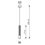 Подвесной светильник LightHall Stone LH012177