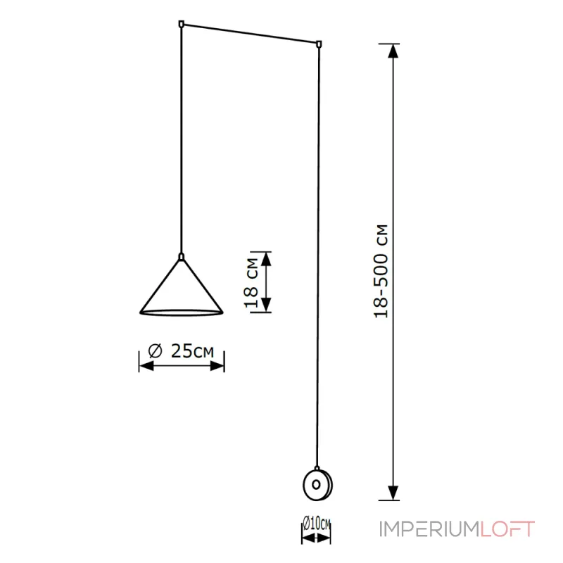 Подвесной светильник LightHall Vizor LH032110 Подвесной светильник LightHall Vizor LH032110