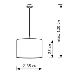 Подвесной светильник LightHall Alicen 35 LH022030