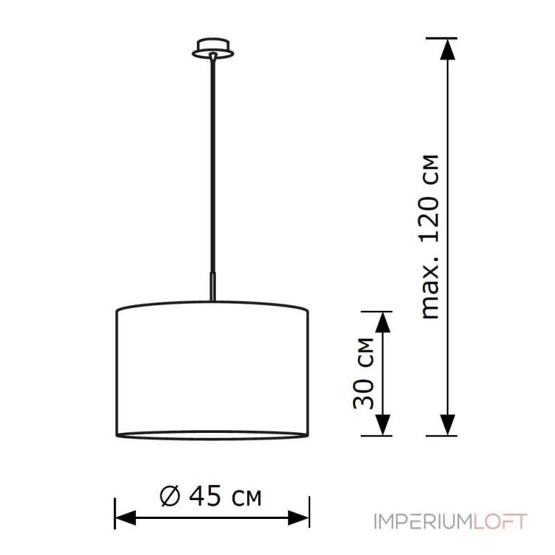 Подвесной светильник LightHall Alicen 45 LH022020 Подвесной светильник LightHall Alicen 45 LH022020