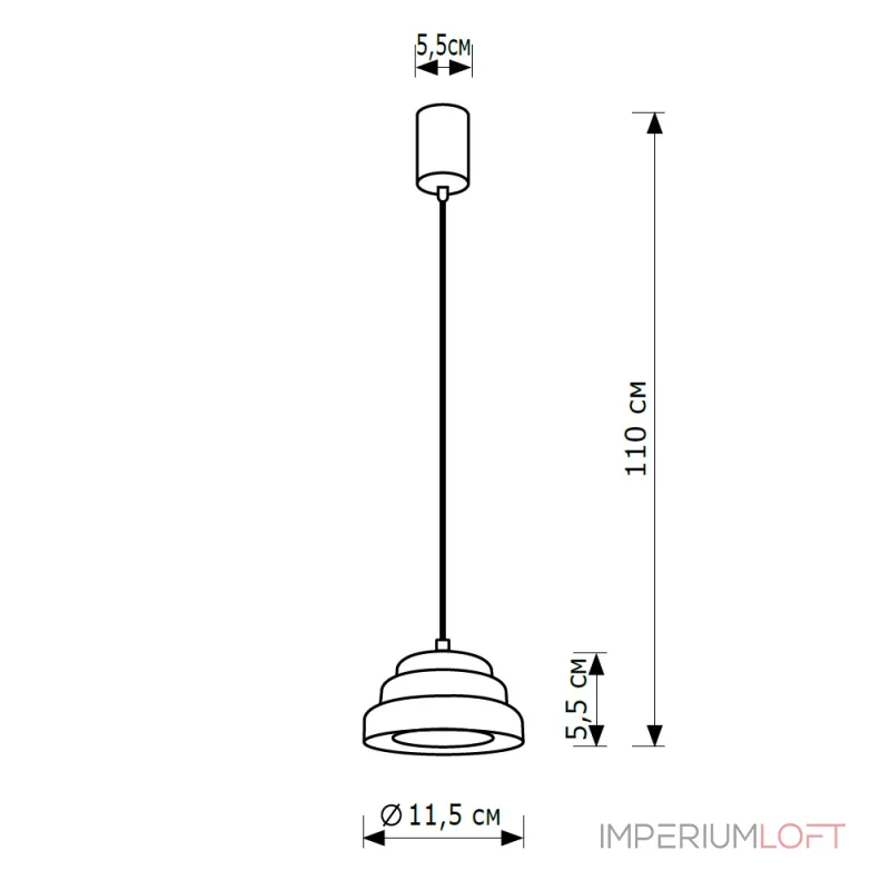 Подвесной светильник LightHall Ladder LH012168 Подвесной светильник LightHall Ladder LH012168