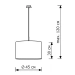 Подвесной светильник LightHall Alicen 45 LH022021