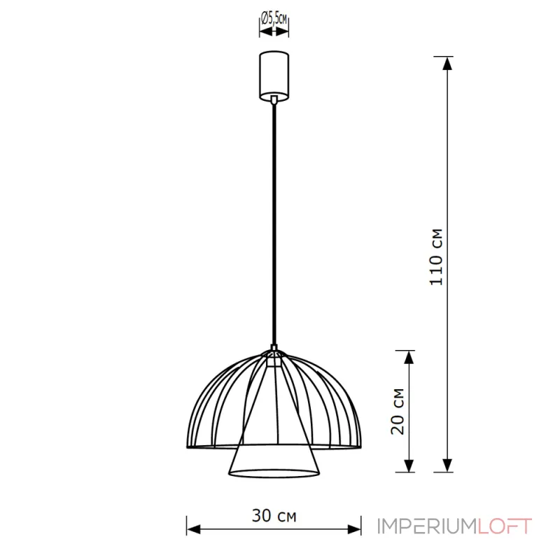 Подвесной светильник LightHall Iris LH012096 Подвесной светильник LightHall Iris LH012096