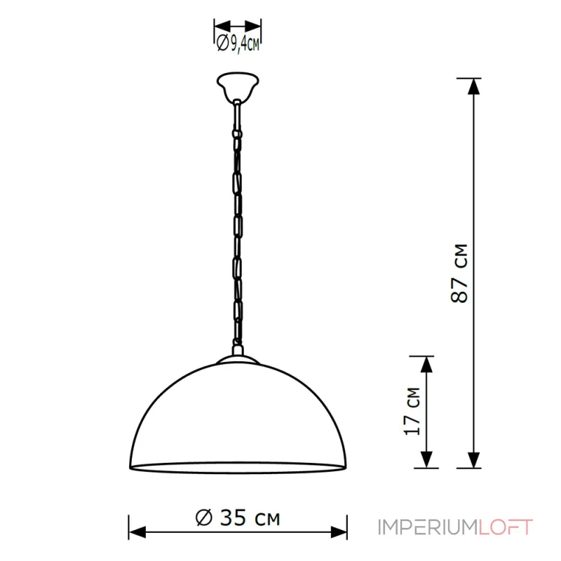 Подвесной светильник LightHall Сhain LH032103
