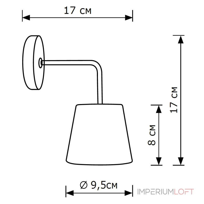 Бра LightHall Lusio LH012108 Бра LightHall Lusio LH012108
