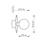 Настенно-потолочный светильник LightHall Pearl LH012139