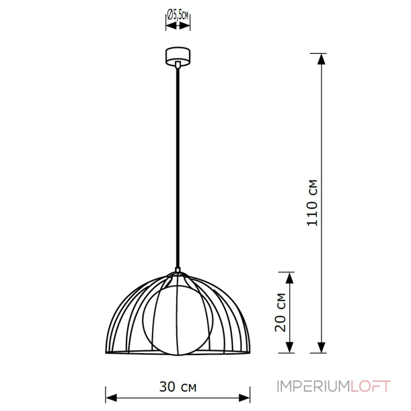 Подвесной светильник LightHall Lumira LH012098 Подвесной светильник LightHall Lumira LH012098