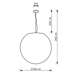 Уличный подвесной светильник LightHall Breeze 60 LH042019