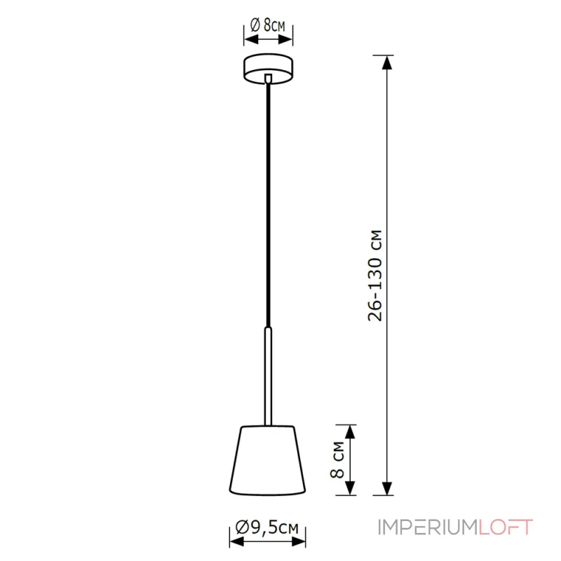 Подвесной светильник LightHall Lusio LH012109