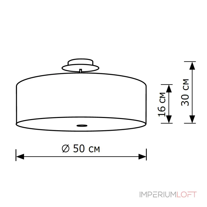 Потолочный светильник LightHall Viviana 50 LH022034 Потолочный светильник LightHall Viviana 50 LH022034