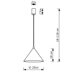 Подвесной светильник LightHall Vizor LH032062