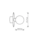 Настенно-потолочный светильник LightHall Pearl LH012152