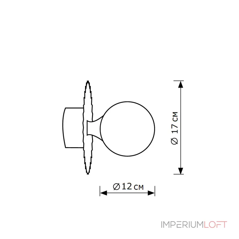 Настенно-потолочный светильник LightHall Pearl LH012152