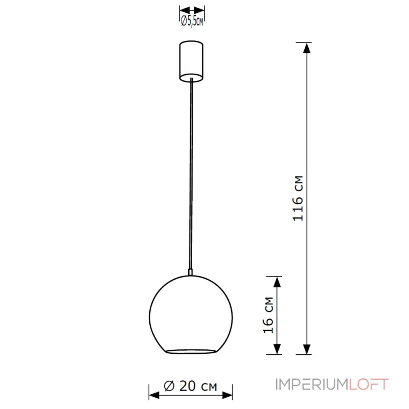 Подвесной светильник LightHall Aura 20 LH032010 Подвесной светильник LightHall Aura 20 LH032010