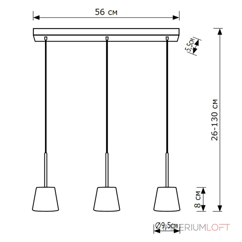 Подвесной светильник LightHall Lusio LH012111