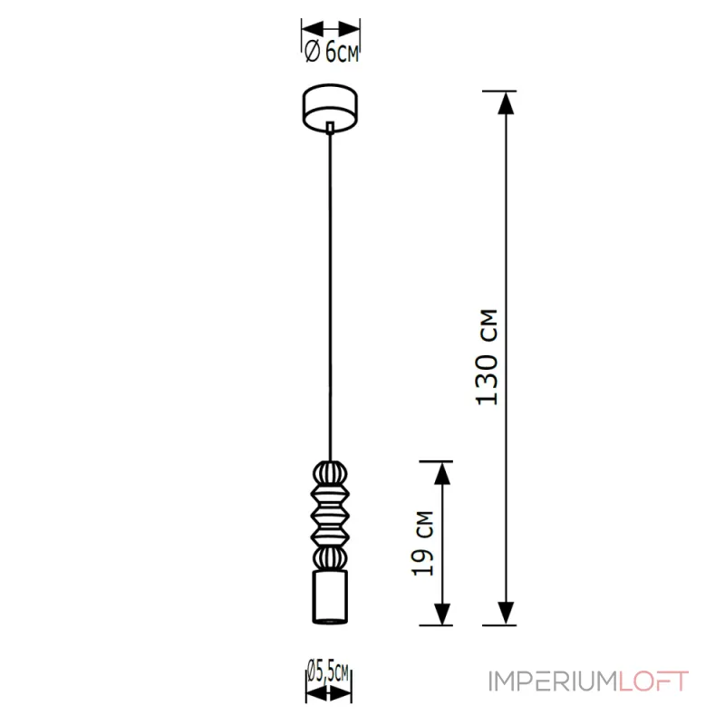 Подвесной светильник LightHall Stone LH012173